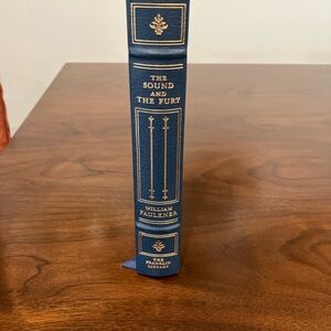 The Sound and the Fury Leather Bound Book. In excellent condition.